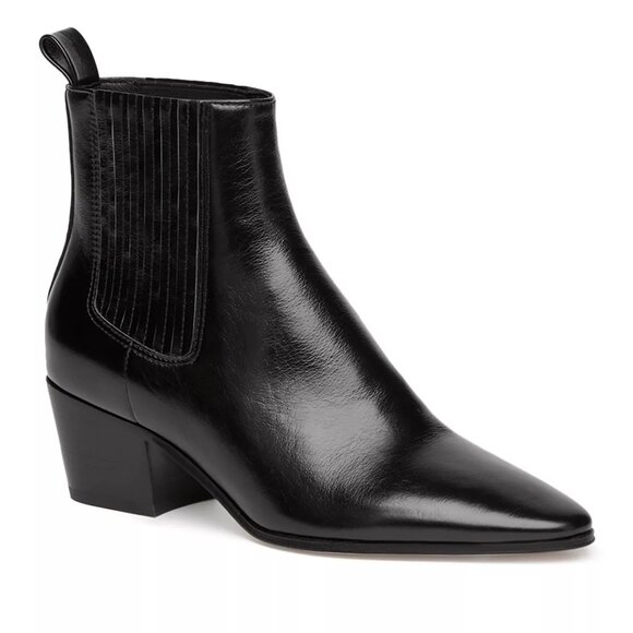 PAIGE Women's Ryan Pointed Toe Stretch Block Heel Booties Boots New sz 7.5 $350 - Picture 1 of 6